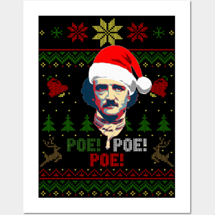 Edgar Allan Poe Christmas Posters and Art